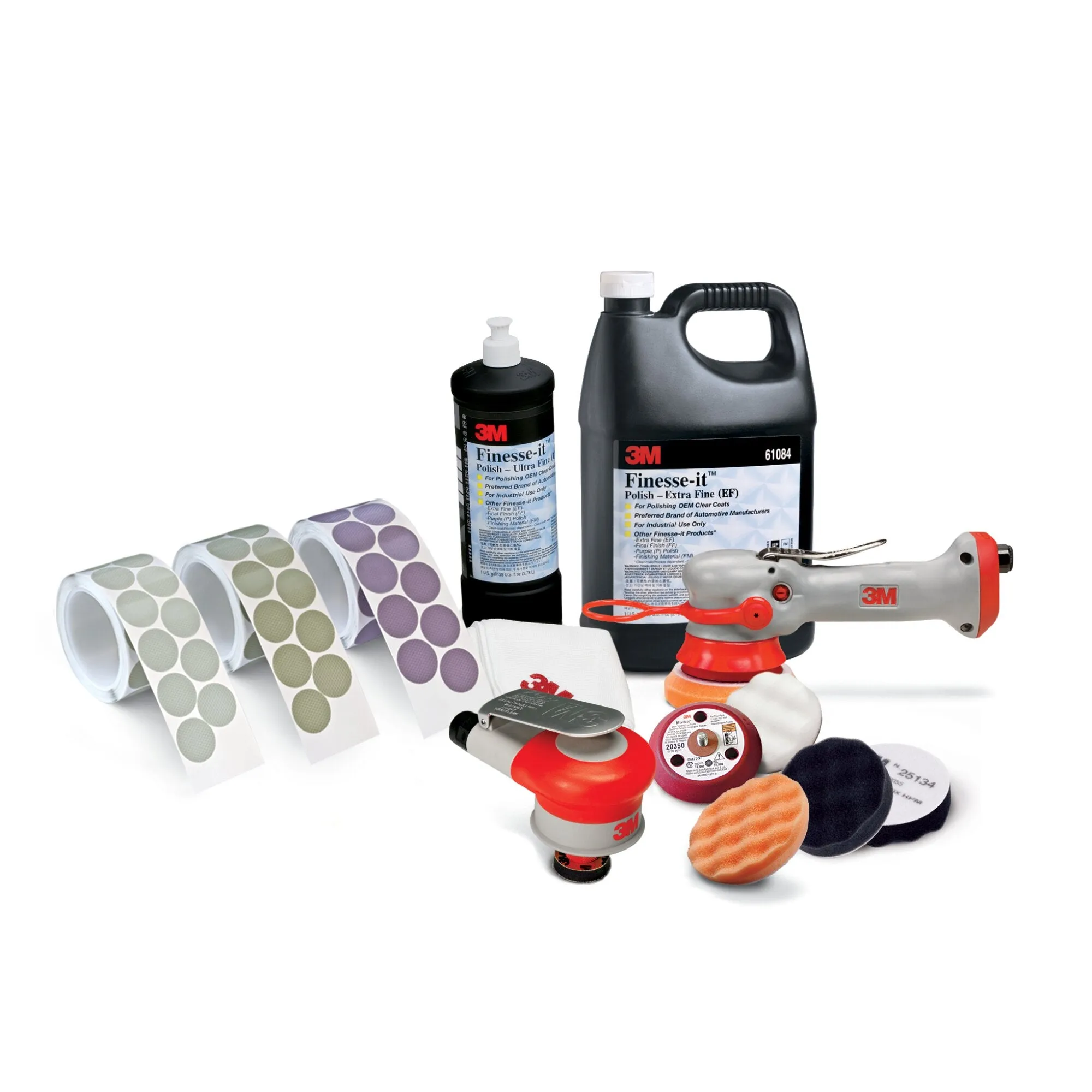 3M Mini Random Orbital Nib Sander 20244, 1-1/4 in x 3/16 in Orbit