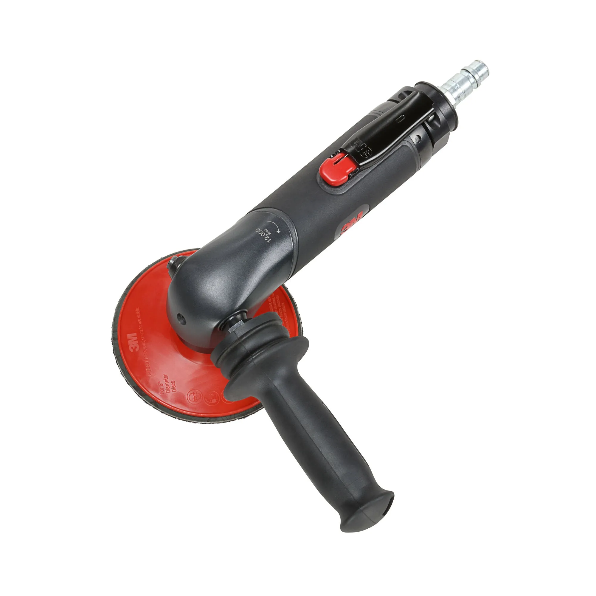 3M Pneumatic Sander, 88577, Used for 4-1/2 in - 5 in discs, 1.5 HP, 12KRPM
