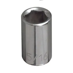 65606 3/8-Inch Standard 6-Point Socket, 1/4-Inch Drive