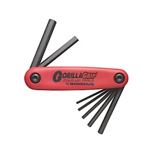 Bondhus 12587 GorillaGrip Set of 7 2 - 8mm Hex Fold-up Tool