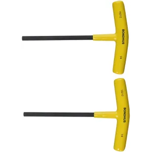 Bondhus 15212 1/4 x 6" Hex Tip T-Handle with ProGuard Finish, 2 Piece