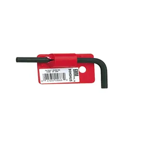 Bondhus 15864 5mm x 78mm Hex Tip L-Key with ProGuard Finish, Short Arm, 5 Pack