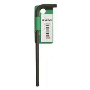 Bondhus 32415 TR15 x 3.3" Tamper-Resistant Tip Star Key L-Wrench with ProGuard Finish, 2 Pack