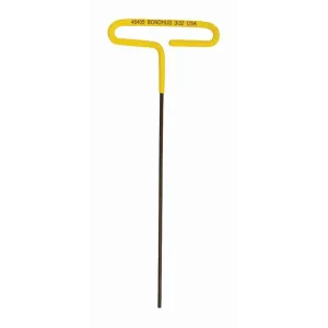 Bondhus 46405 3/32 x 6.6" Hex Tip Cushion Grip Loop T-Handle with ProGuard Finish, 2 Piece