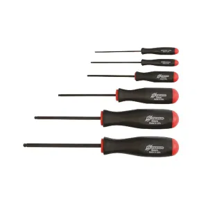 Bondhus 74686 Ball End Screwdriver Set, 6 Piece