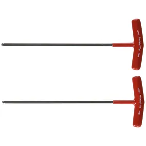 Bondhus 75176 10 x 307mm ProHold Tip Ball End Graduated Length T-Handle with ProGuard Finish, 2 Piece