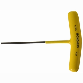 Bondhus 13310 3/16 x 5.6" Hex Tip Graduated Length T-Handle with ProGuard Finish, 2 Piece