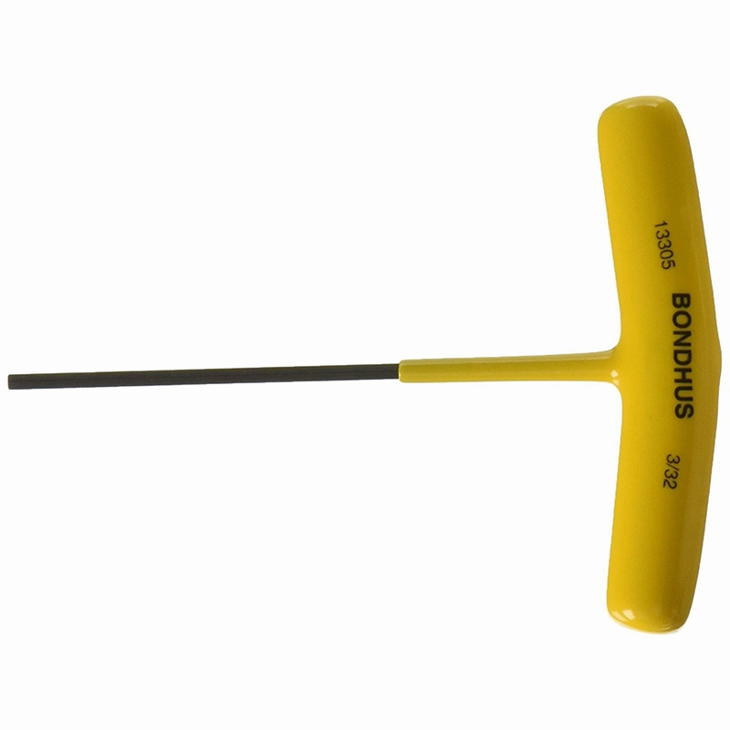 Bondhus 13310 3/16 x 5.6" Hex Tip Graduated Length T-Handle with ProGuard Finish, 2 Piece