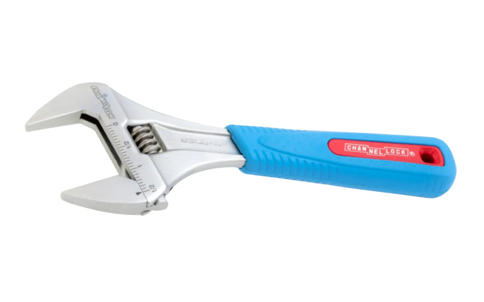Channellock 8" Adjustable Wrench "Wide Azz" 'Code Blue"