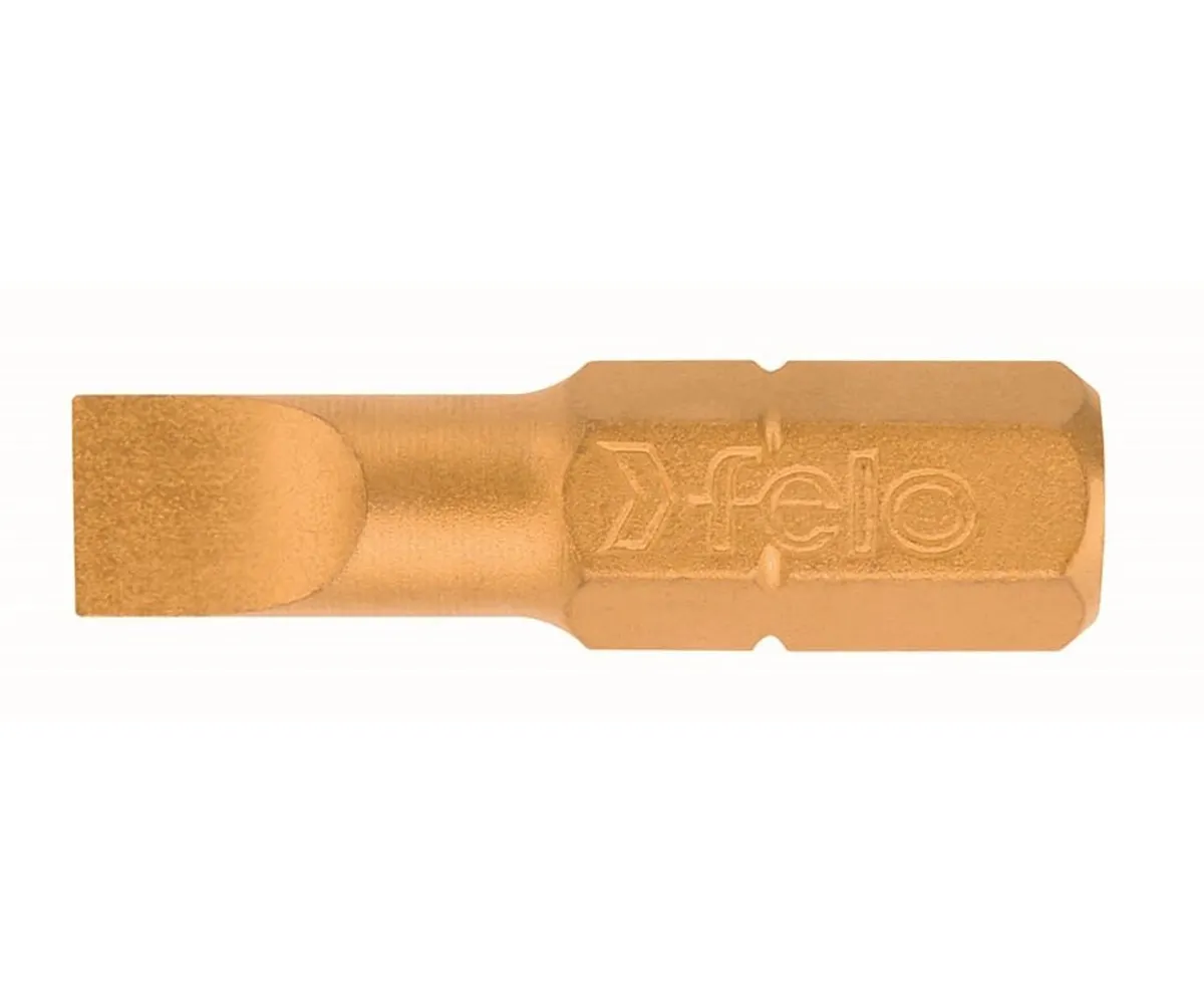 Felo 0715730907 3/16 x 1" Slotted Tin Bit on 1/4" stock