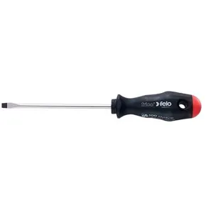 Felo 0715750695 5.5mm x 11.8" Slotted Screwdriver, 500 Series, 2 Component Handle