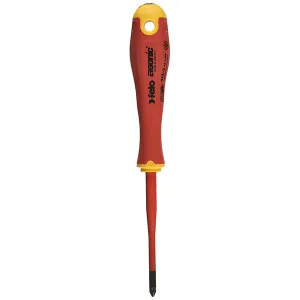 Felo 0715762651 #1 x 3-1/8" E-Slim Insulated Pozidrive Screwdriver