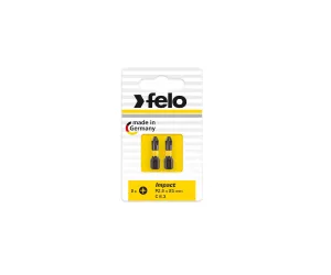 Felo 0715762995 #1 x 1" Phillips Impact Bit, 2 Pack