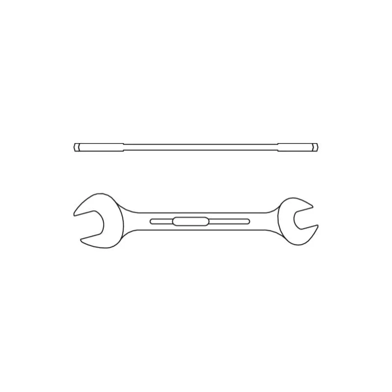 Gedore 6072580 6 AF Double Open Ended Spanner 1.1/4x1.3/8 Inch