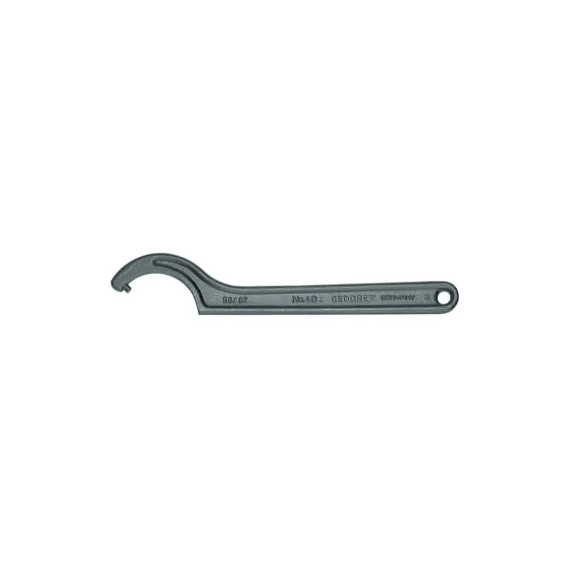 Gedore 6338280 Hook wrench with pin, 205-220 mm