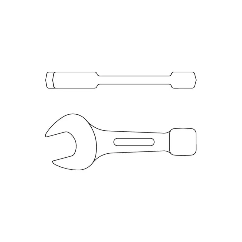 Gedore 6402390 133 Open Ended Slogging Spanner 125 mm