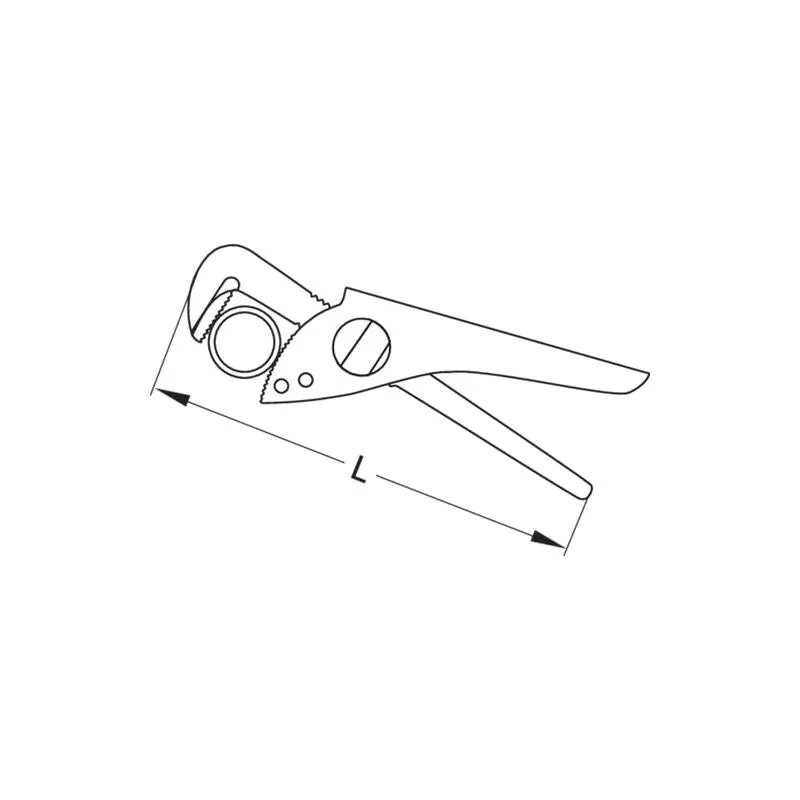 Gedore 6419440 High Speed Pipe Wrench 11 Inch