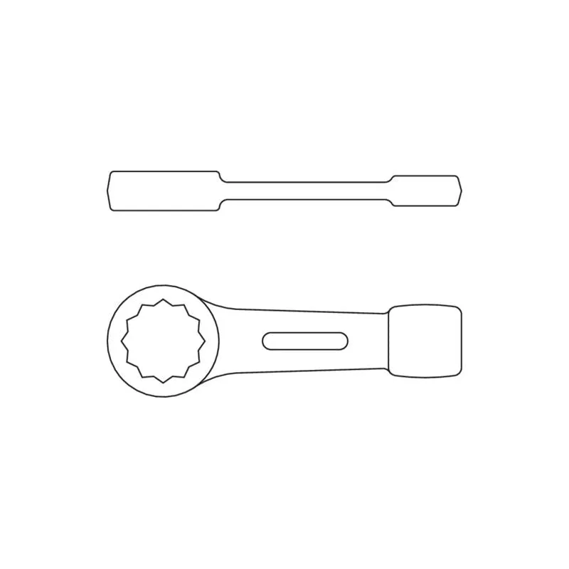Gedore 6474700 Ring slogging spanner 1.1/8"
