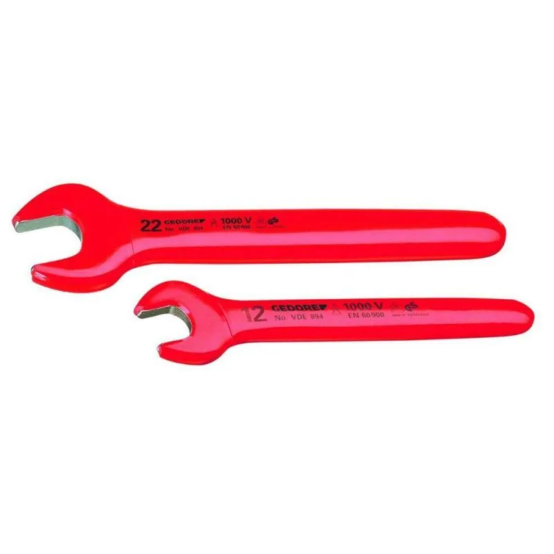 Gedore 6573440 894 VDE Single Open Ended Spanner 27 mm