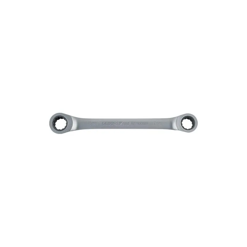 Gedore R07400809 Dbl.ring ratchet span.straight Size 8x9mm