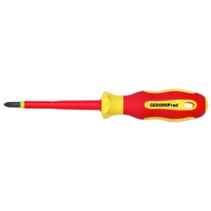 Gedore R39300219 Pozidriv VDE-Screwdriver PZ2 L.100 mm
