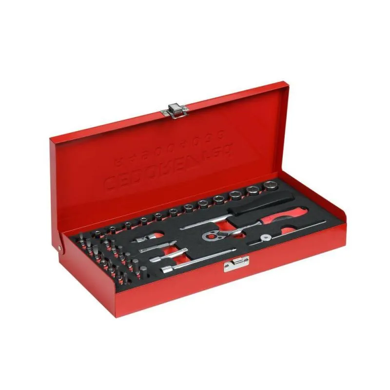 Gedore R49004033 Socket Set 1/4" Drive 4-13 mm 32 Pcs