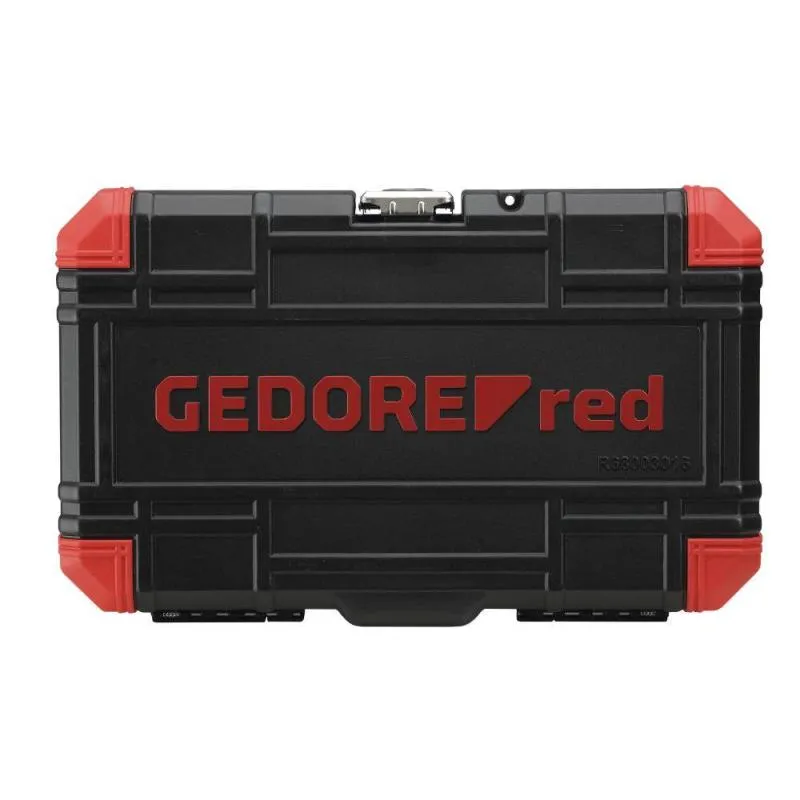 Gedore R68003016 TORX Socket Set 1/2" Drive 10-24, T30-70 16 Pcs