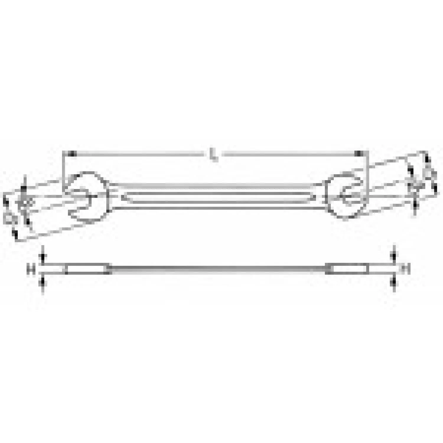 Heyco 00350664682 Double Ended Open Jaw Wrenches, AF-Sizes 15/16 x 1 Inch