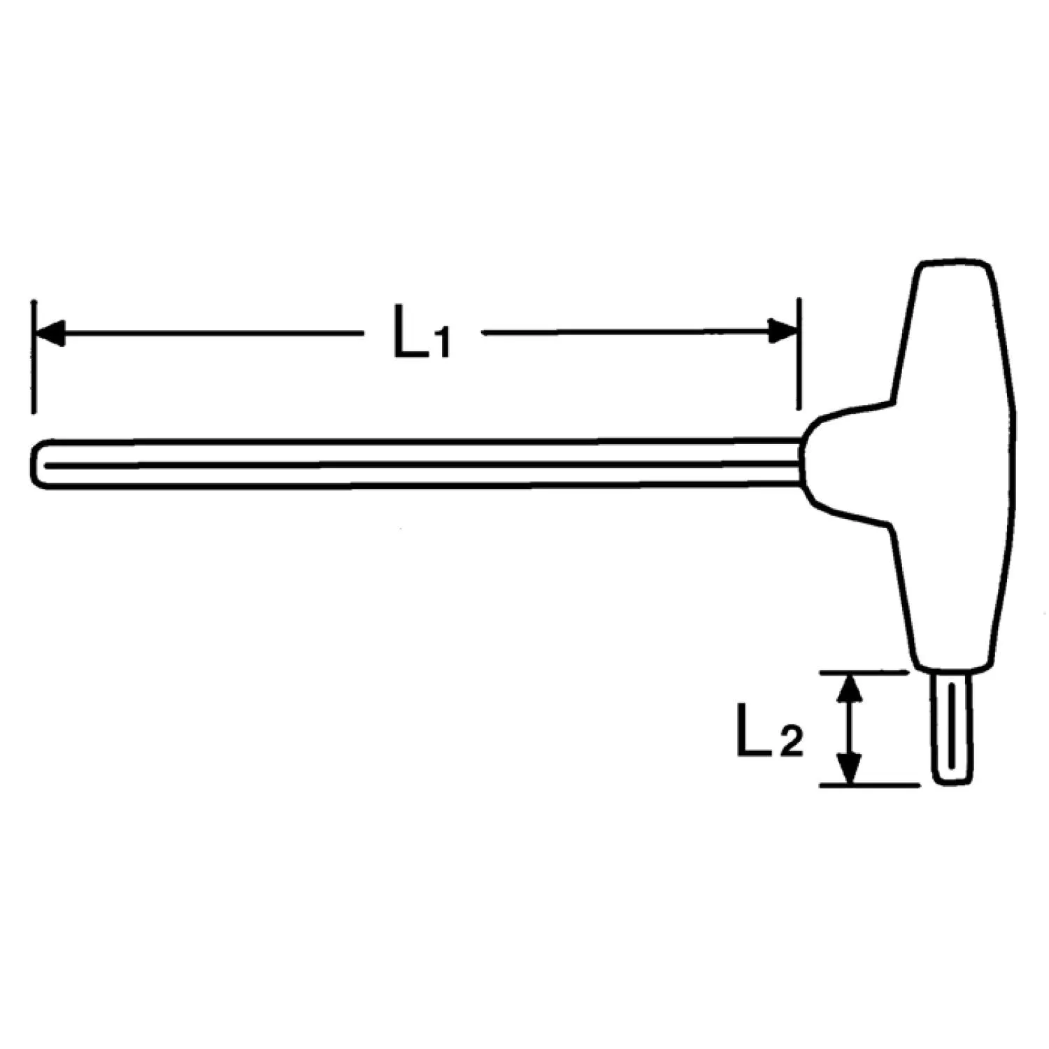 Heyco 01337002580 Hexagonal Head Wrenches for hexagon socket screws