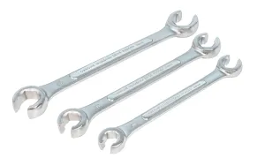 Japanese 3-Piece SAE Flare Nut Wrench Set ~ 3/8" x 7/16",  1/2" x 9/16",  5/8" x 11/16"