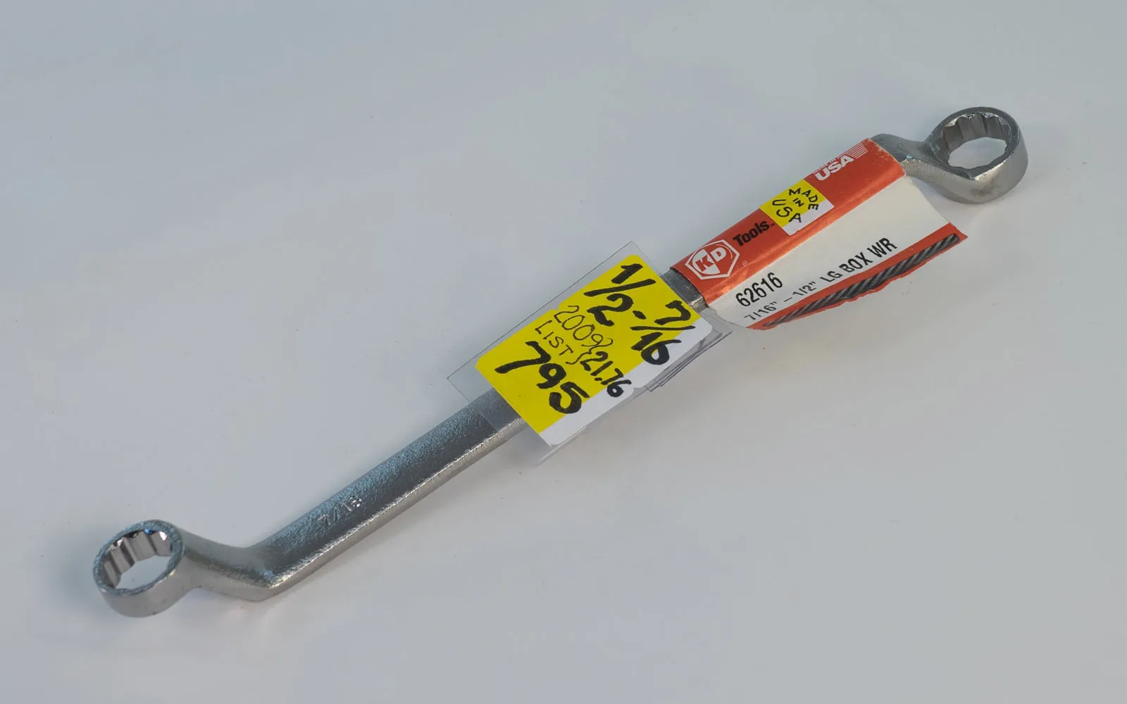 KD Tools Combination Wrench 1/2" - 7/16"