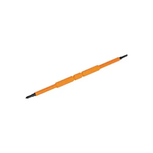Klein Tools 13157INSP Screwdriver Blades, Insulated Double-Ended Slotted & Phillips, 2-Pack