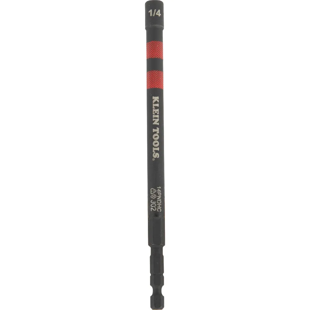 Klein Tools 14PNDHC Hollow Magnetic Color-Coded Power Nut Driver, 1/4"