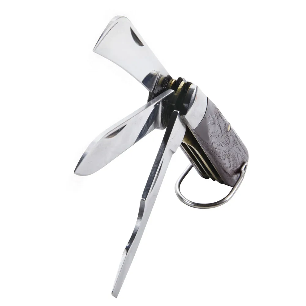 Klein Tools 1550-6 3 Blade Pocket Knife with Screwdriver