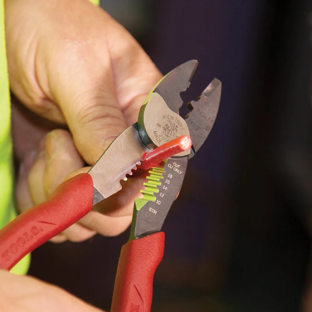 Klein Tools 2005N Forged Steel Wire Crimper, Cutter, Stripper