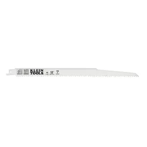Klein Tools 31761 12-Inch Reciprocating Saw Blades, 6 TPI, 5-Pack