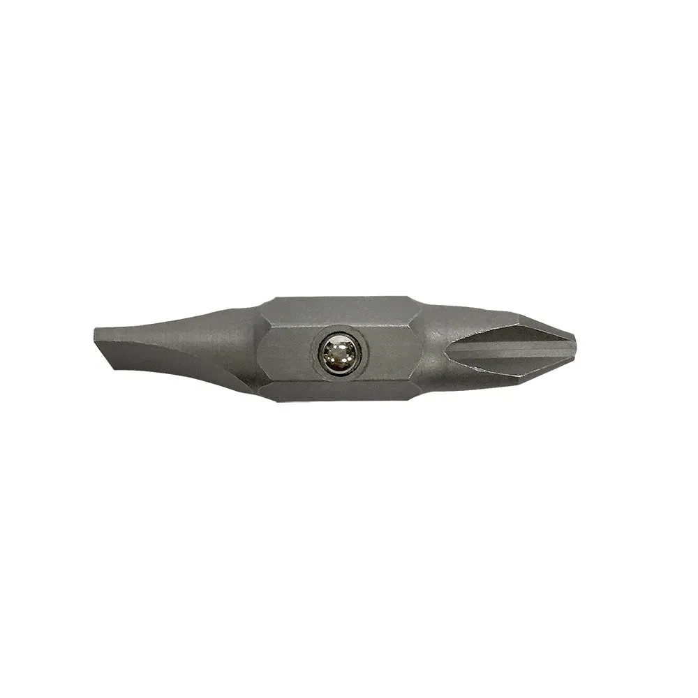 Klein Tools 32483 Bit for 11-in-1 and 10-in-1 Klein Screwdriver, #2 Phillips, 1/4-Inch Slotted
