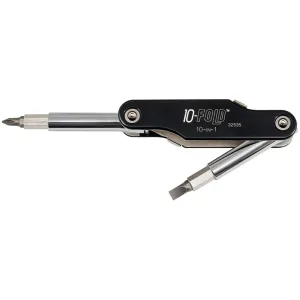 Klein Tools 32535 Ten Key Fold-up Driver