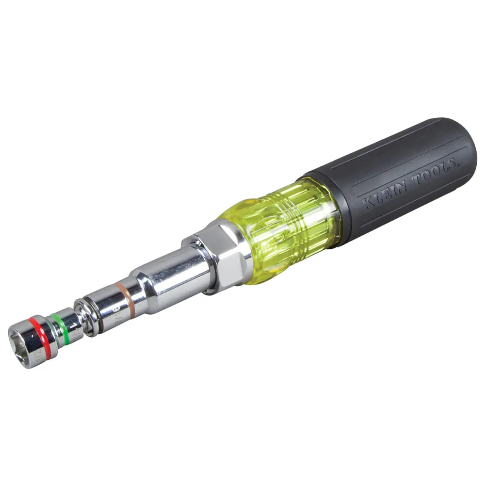 Klein Tools 32807MAG 7-in-1 Nut Driver with Magnetic Driver and Spring Coil Bits