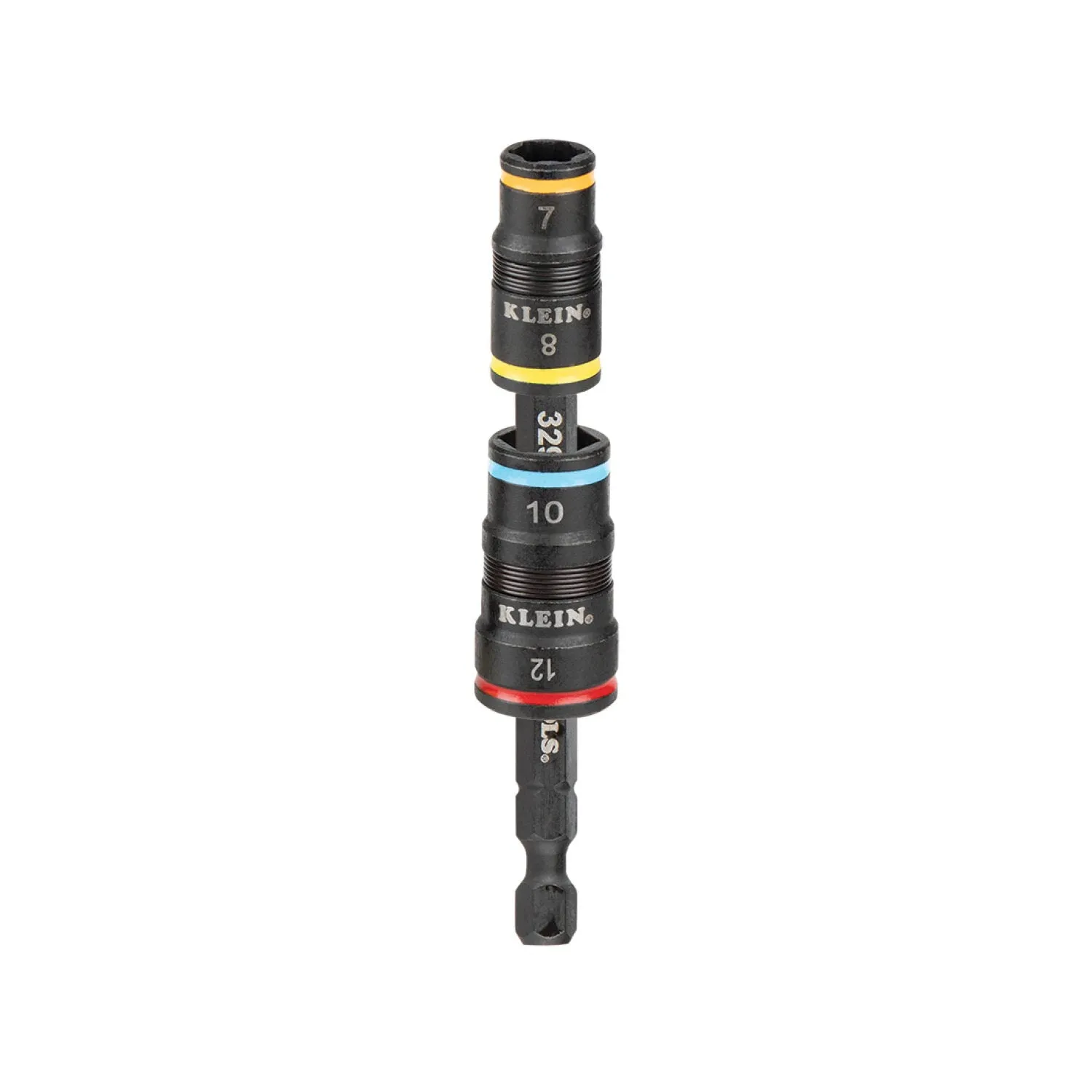 Klein Tools 32932M 4-in-1 Impact Rated Flip Socket Set, Metric