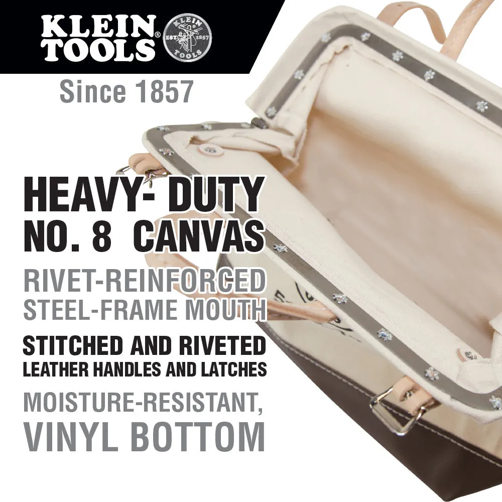 Klein Tools 5102-12 Canvas Tool Bag, 12-Inch