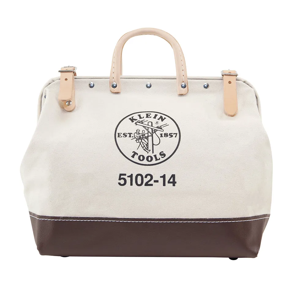 Klein Tools 5102-14 Canvas Tool Bag, 14-Inch