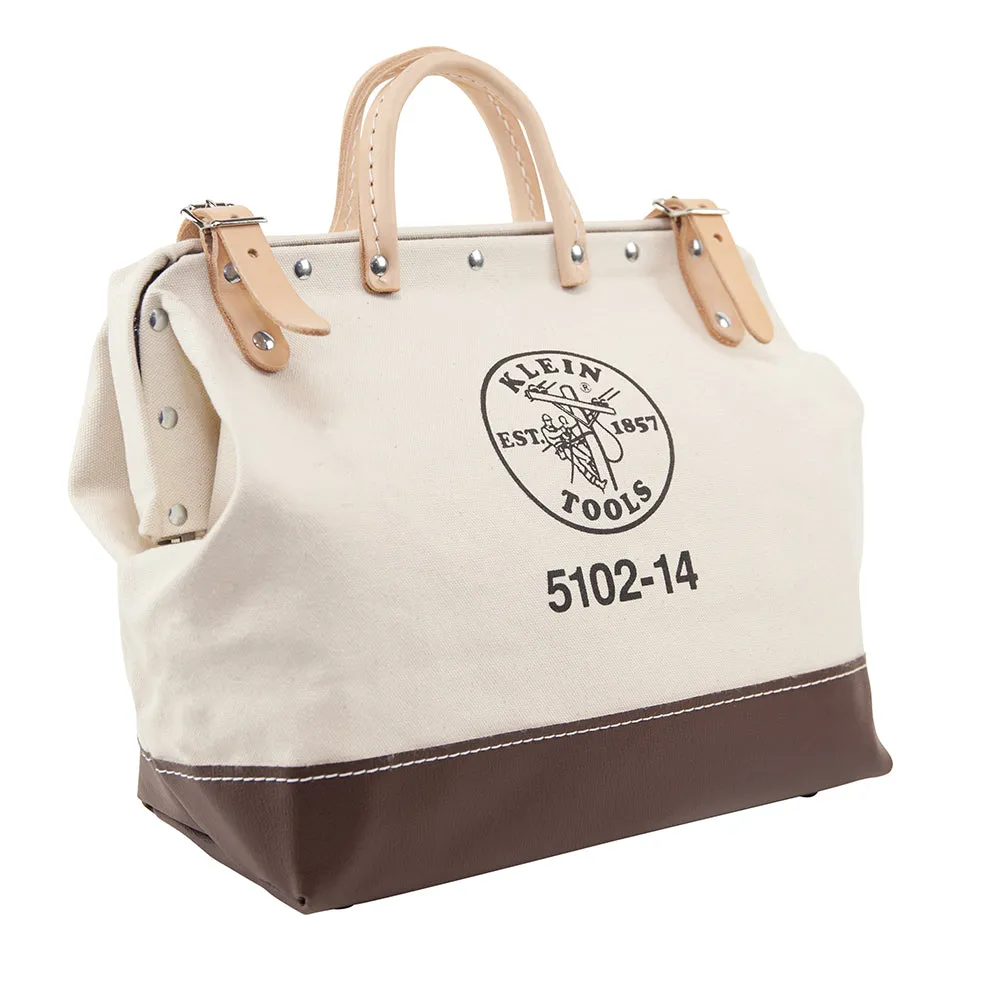 Klein Tools 5102-14 Canvas Tool Bag, 14-Inch