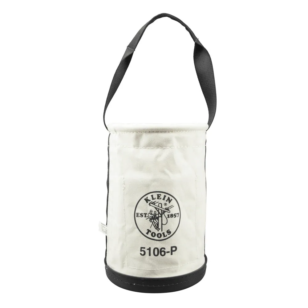 Klein Tools 5106P Straight-Wall Bucket Inside Pockets