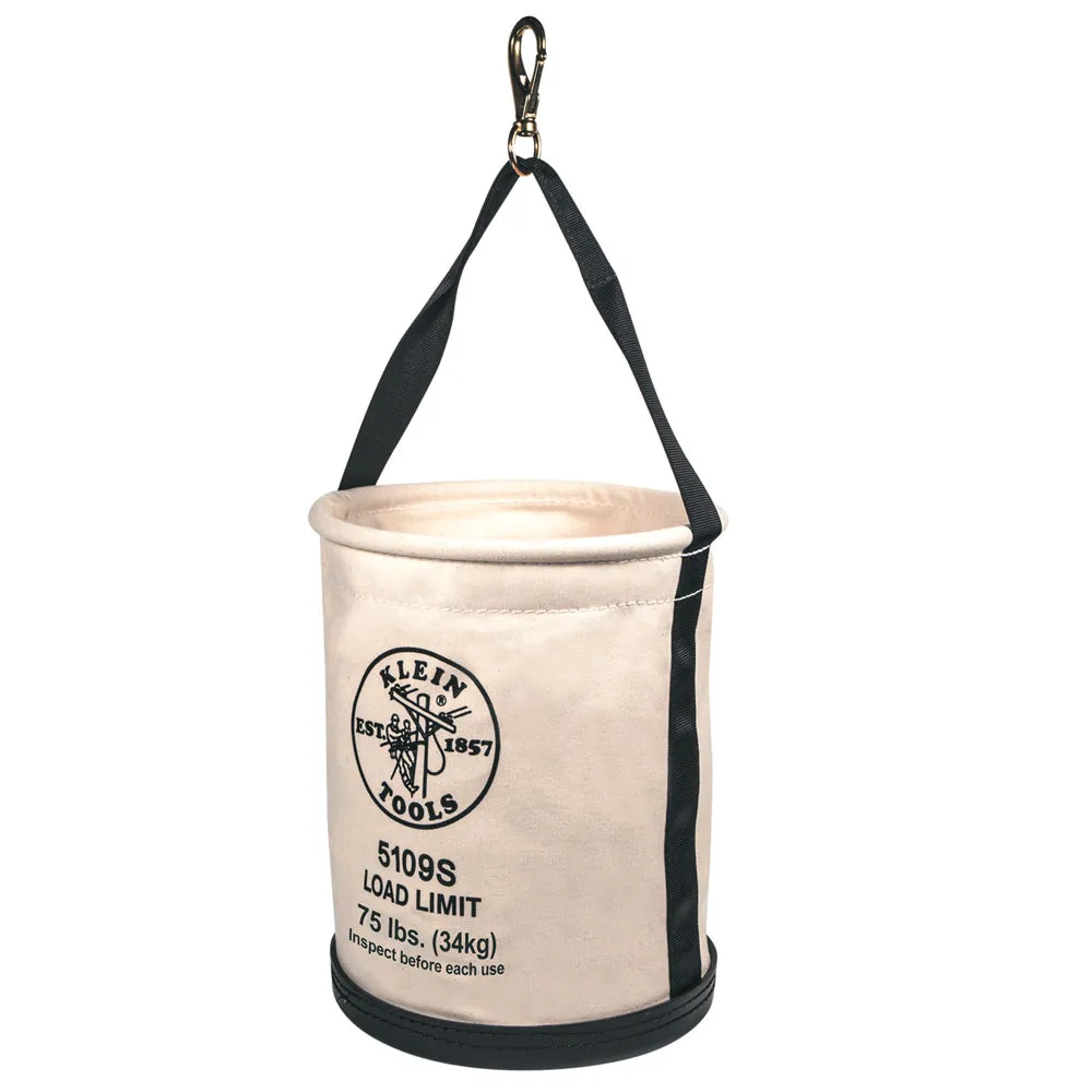 Klein Tools 5109S Straight Wall Bucket Swivel Snap, 75-Pound Max