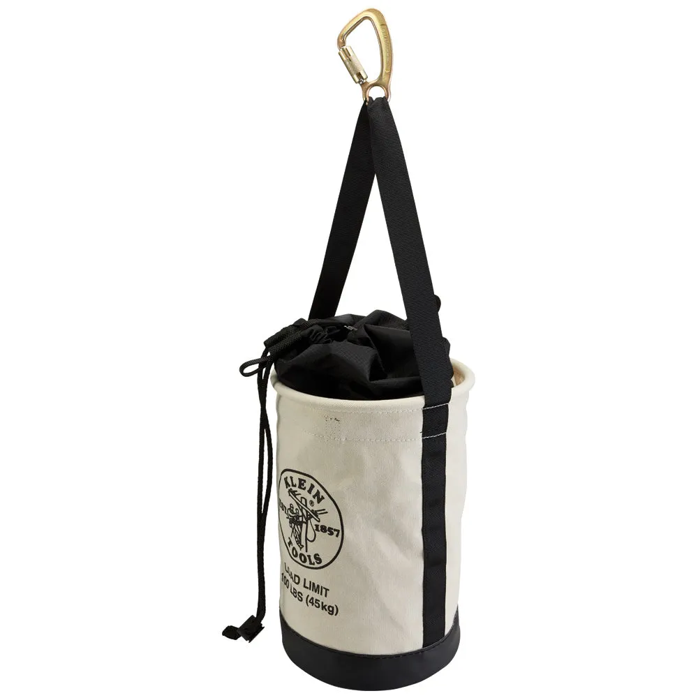 Klein Tools 5114DSC Heavy Duty Drawstring Close Bucket, 17-Inch