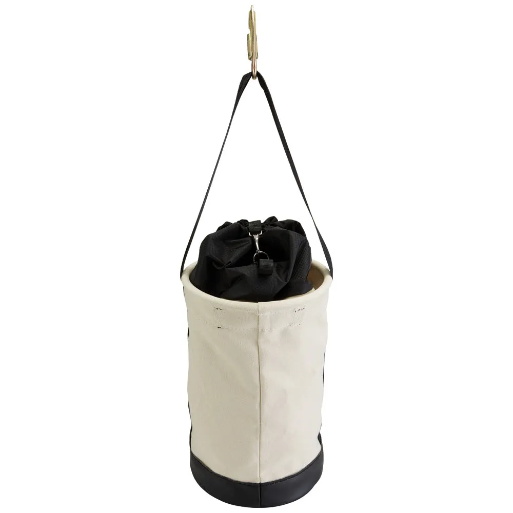 Klein Tools 5114DSC Heavy Duty Drawstring Close Bucket, 17-Inch