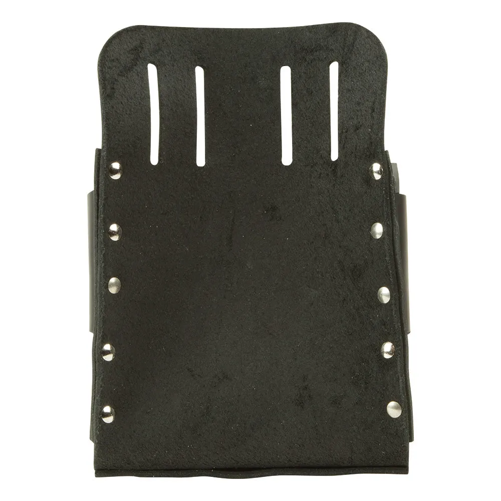 Klein Tools 5126 Leather Tool Pouch with Knife Snap, 5-Pocket