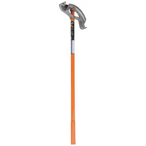 Klein Tools 51607 Aluminum Conduit Bender 3/4-Inch EMT, Wide Foot Pedal, Benchmark Symbols and  Angle Setter Technology