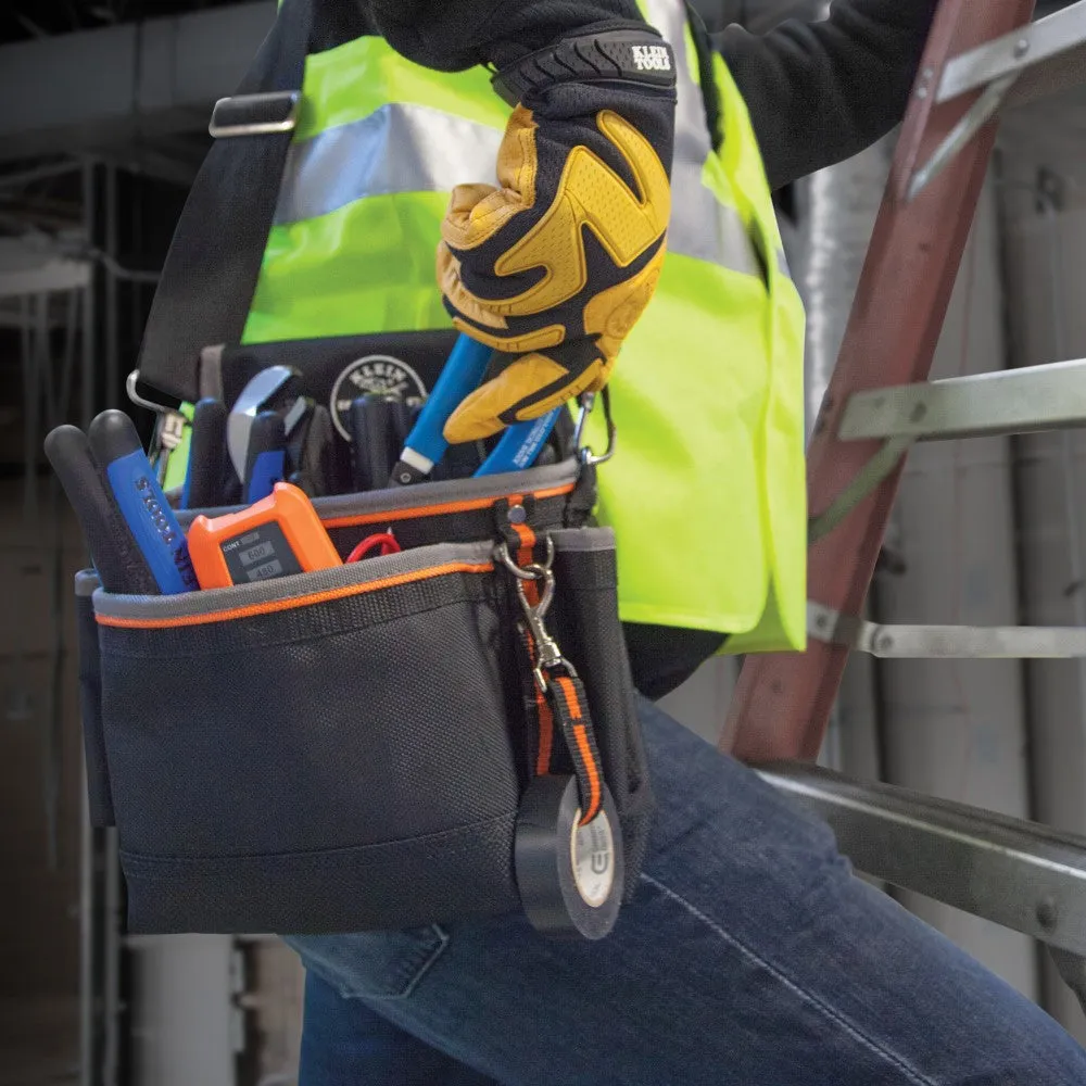 Klein Tools 5243 Tradesman Pro Tool Pouch, 15-Pocket